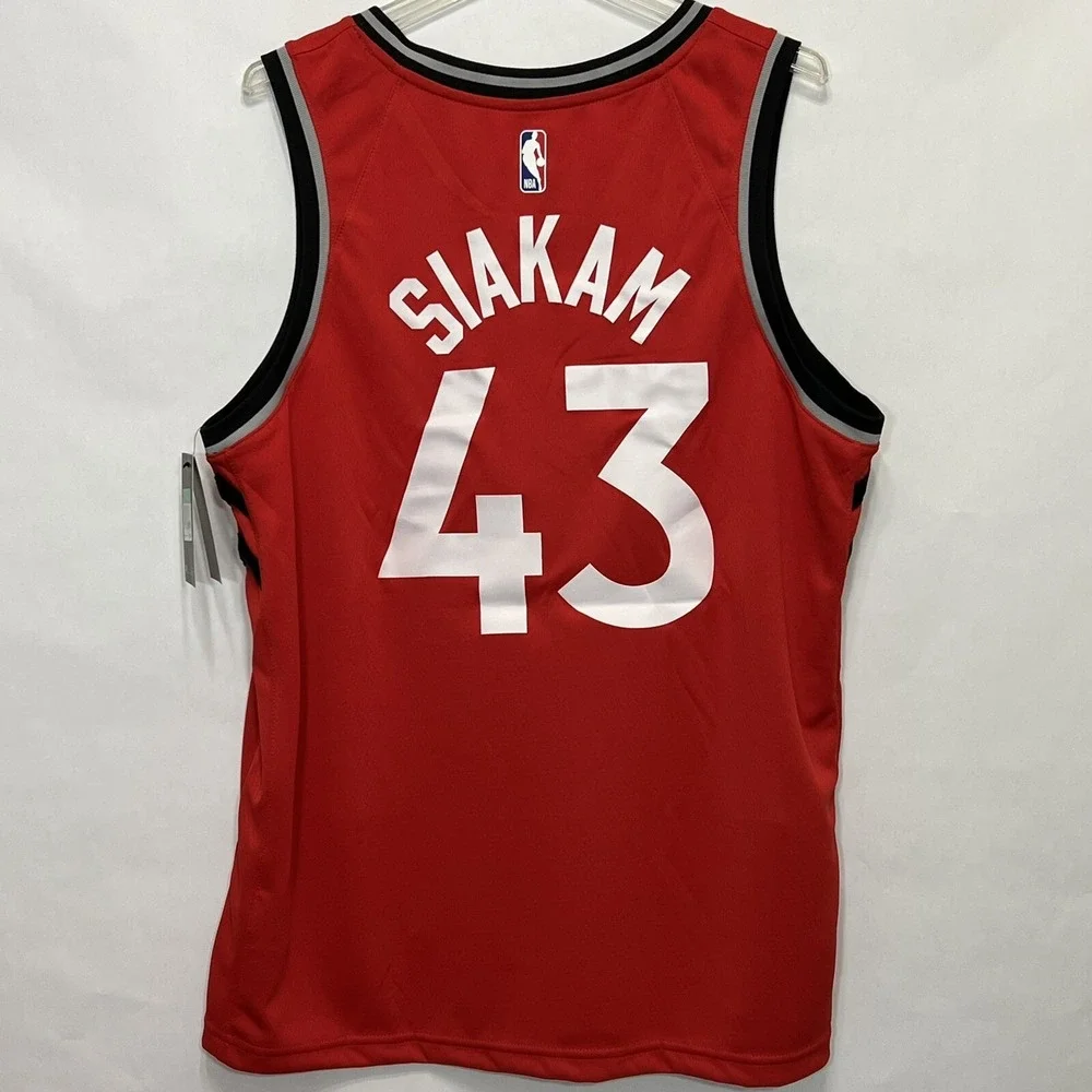 Toronto Raptor Pascal Siakam Nike Icon Wingman Game Jersey Basketball Size 52 XL